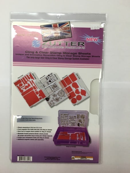 Zutter Magnetic Die & Stamp Storage Refill Sheets 3/pkg-12.25x8.5